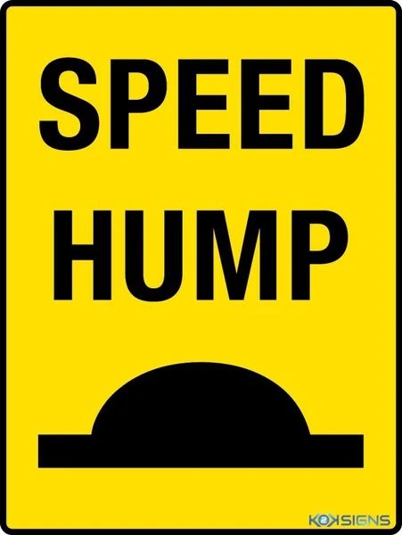 

Speed Hump Sign Tin Sign Road Traffic Sign Metal Plaque 12x8 Inches vintage anime neon sign anime decor stickers