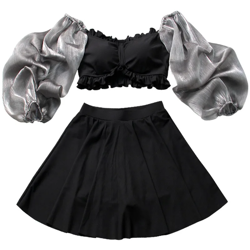 

Women Swimsuit With Push Up One Piece Suit Bikini Set Bathing Summer Hot New Web Print Polyester Sierra Surfer Retro For 2021