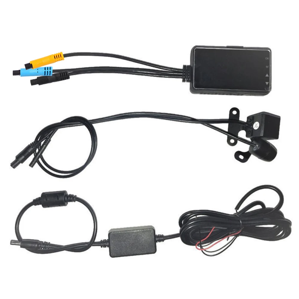 

Practical Motion Detection Video Recorder LCD Display Dash Cam Dual Lens High Definition Night Vision Motorcycle Easy Install