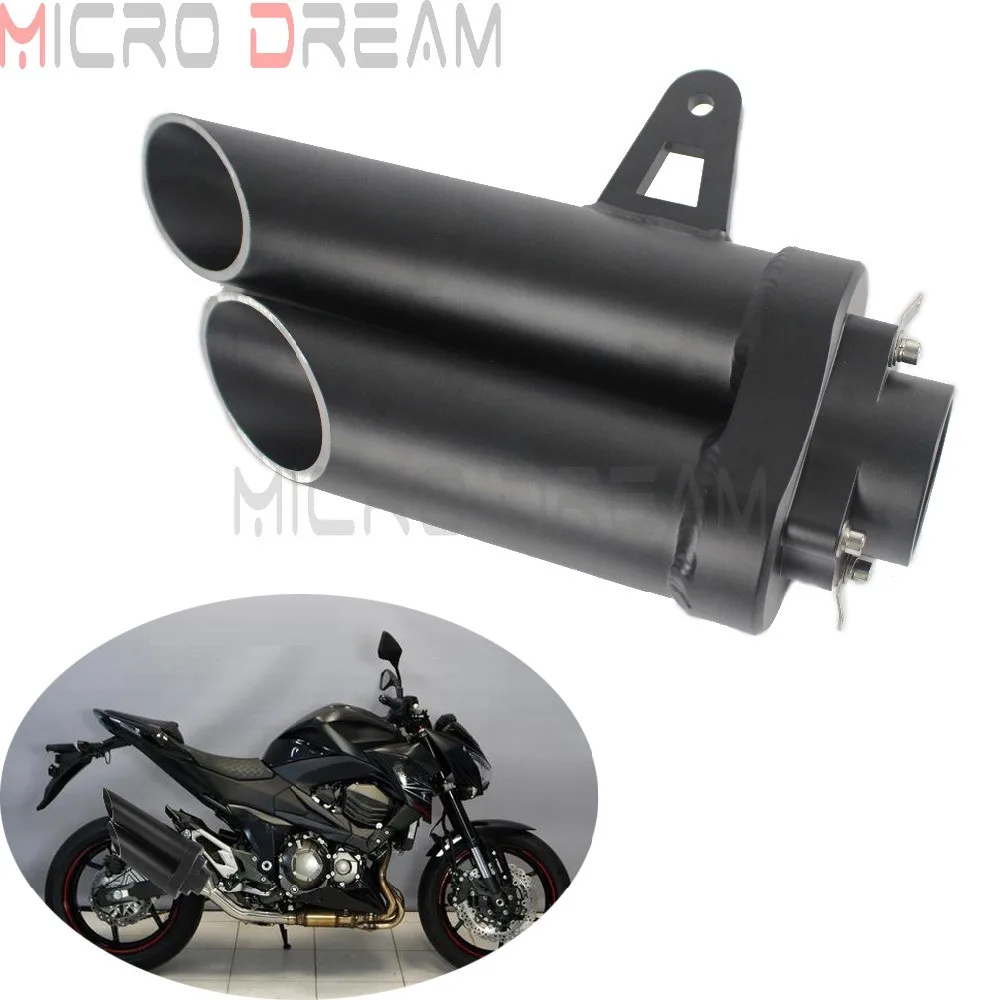 51 мм мотоциклетный двойной выхлопной глушитель трубы глушители труба для Yamaha