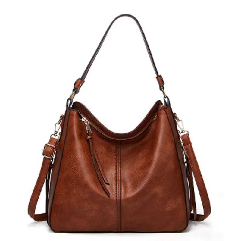 

Ladies Hand Crossbody Bags PU Leather zipper Big Bag for Women Messenger crossbody Shoulder Bags ladies NEW