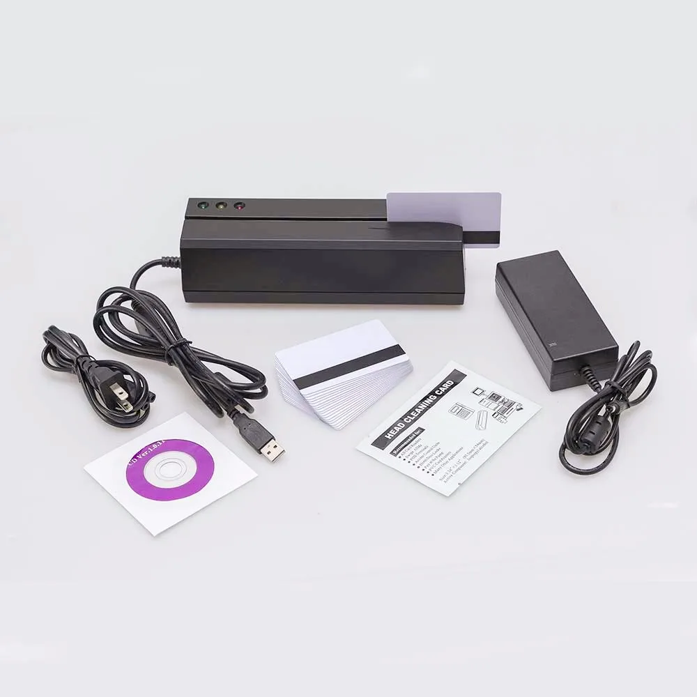 Считыватель карт MSR605 606 magstripe записывающее устройство кодировщик usb программное