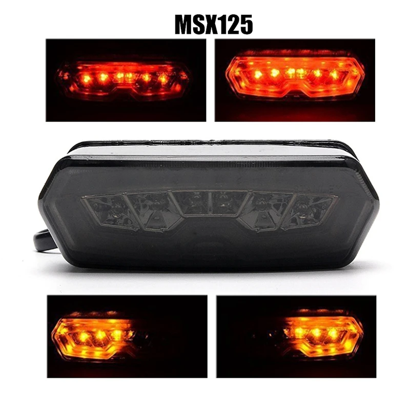 

Motorcycle Brake Lamp Light LED Taillight Rear Tail Turn Signal Stop Signals for Honda CBR650F CTX700 CTX700N
