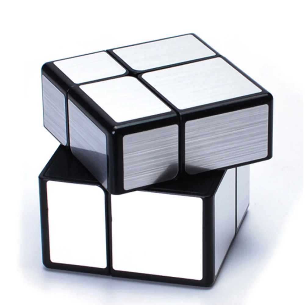 IQ-Cubes QiYi 2x2 зеркальный куб Высокая головоломка с быстрым кубом волшебное профессиональное обучение и образовательные кубики magicos детские игрушки