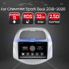 Автомобильный мультимедийный плеер TomoStrong, Android 11, Gps, радио, для Chevrolet Spark Beat 2018 2019 2020 Carplay HD 1024*600 Navi
