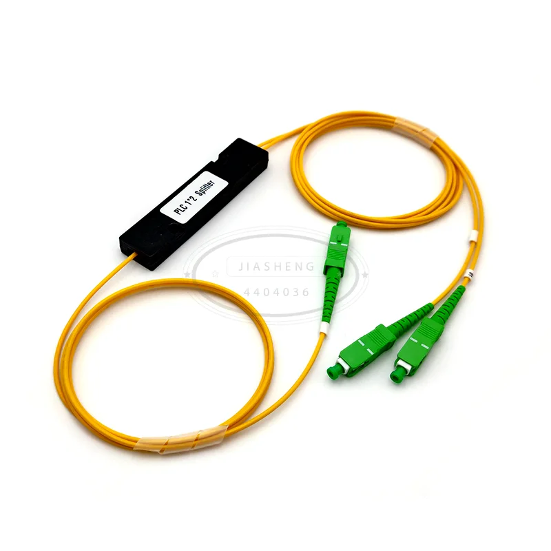 FTTH 1X 2 SC APC FBT оптоволоконный сплиттер SM одномодовый плавленый биконический