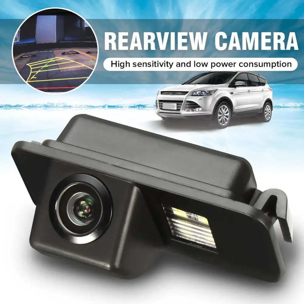 Автомобильная камера заднего вида CCD HD водонепроницаемая с ночным видением для