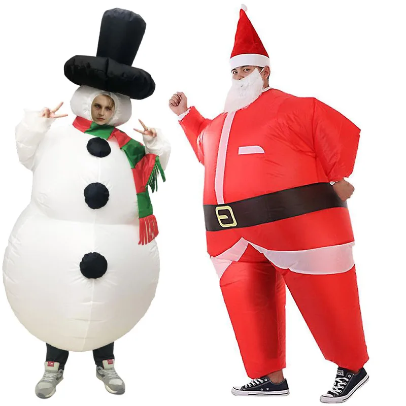 

Cosplay Stage Show Costumes Adult Santa Claus Snowman Inflatable Costumes