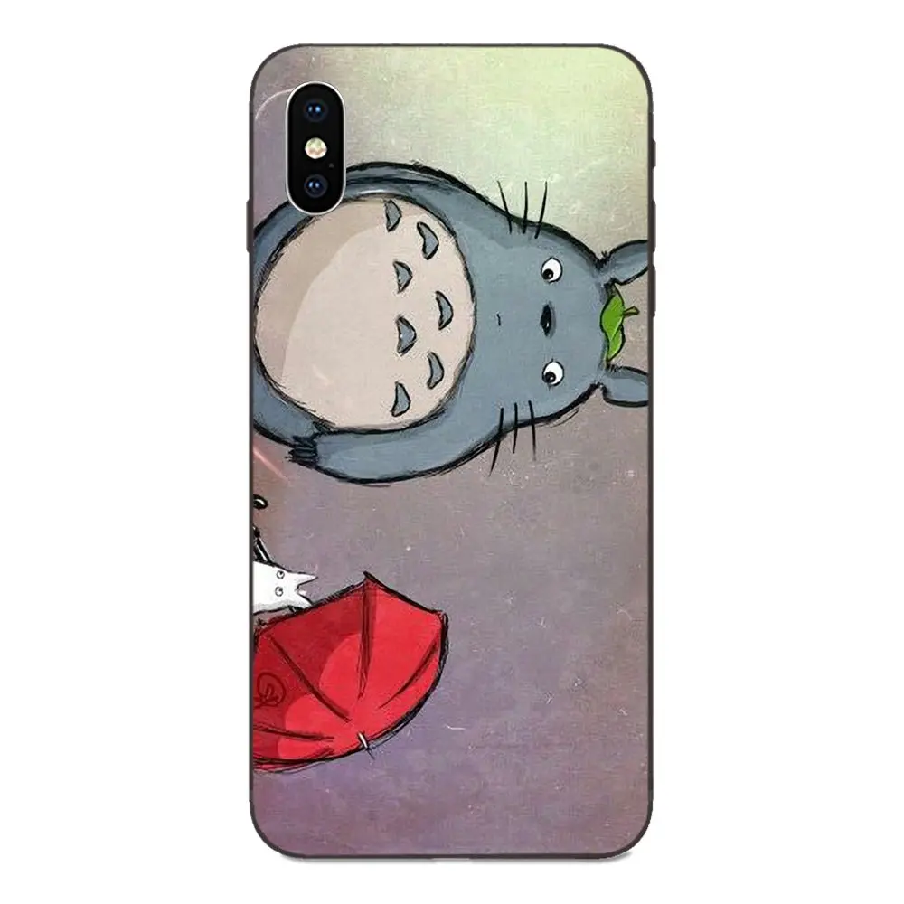 Цветная печать Diy TPU для Xiaomi Redmi Note 3 3S 4 4A 4X 5 5A 6 6A 7 7A K20 Plus Pro S2 Y2 Y3 My Neighbor Totoro Red on.