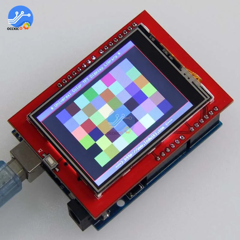 2 4 дюймовый TFT сенсорный ЖК-экран модуль 320X240 RGB Полноцветный дисплей экран 8 бит