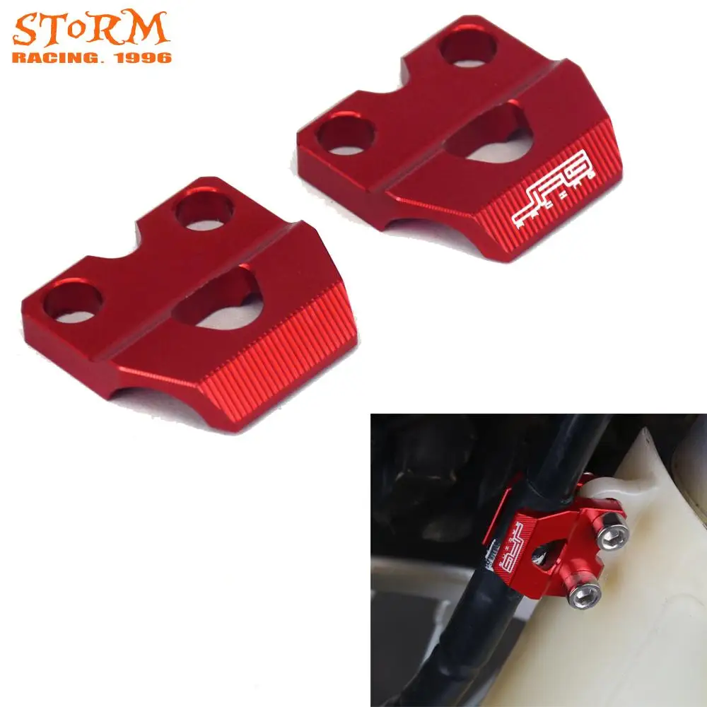 

Алюминиевый тормозной шланг, зажимы, держатель для Honda CR80R CR85R CRF150R CR125 CR250R CRF450R CRM250R XR250 Baja XR400Motard