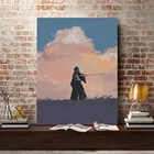 Картина Muichiro Tokito Kimetsu no Yaiba, аниме, холст, Декор, настенные картины, украшения для дома, комнаты, принты, Demon Slayer, плакат