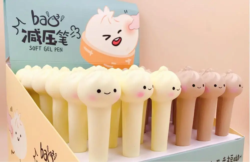 Мягкий хлеб гелевая ручка милый мультфильм еда канцелярский призовой подарок