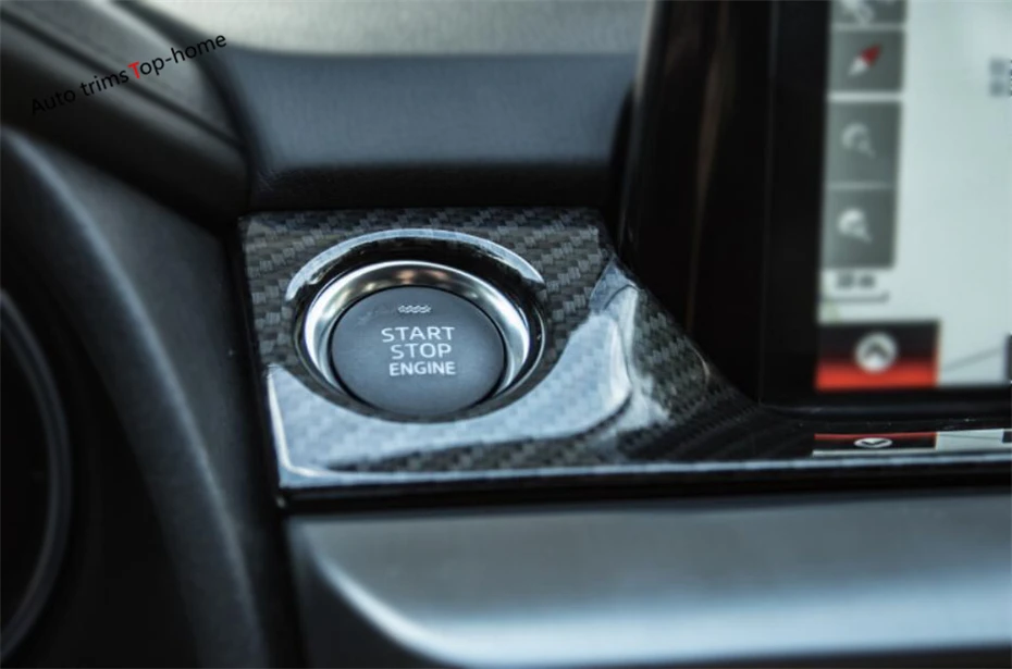Внутренняя Панель Yimaautotrims из углеродного волокна подходит для Mazda 6 2016 2017