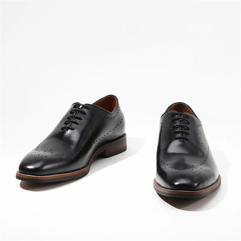 Туфли мужские классические из натуральной кожи Роскошные туфли-оксфорды на