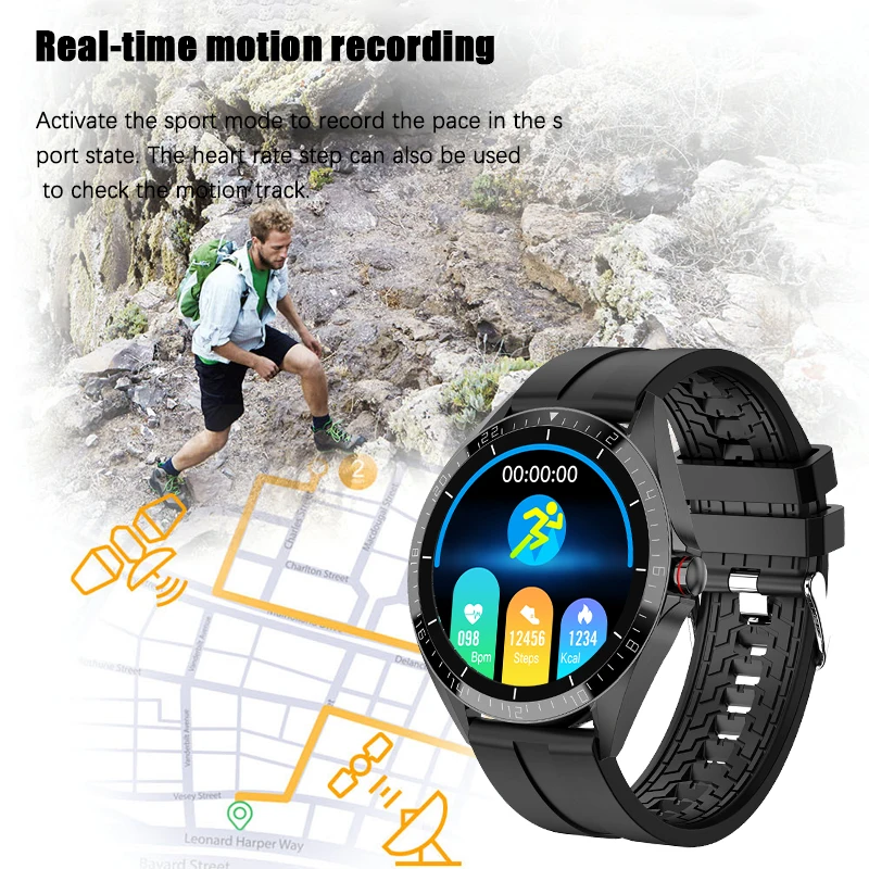 Часы наручные LIGE Мужские Цифровые спортивные светодиодные водонепроницаемые