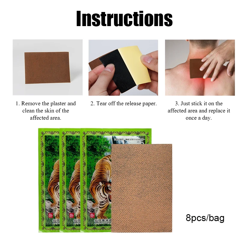 

40PCS Tiger Balm Patch +20G Ointment Effective Relieve Joint Shoulder Rheumatism Herbal Medical Plasters Pain Relief Stickers