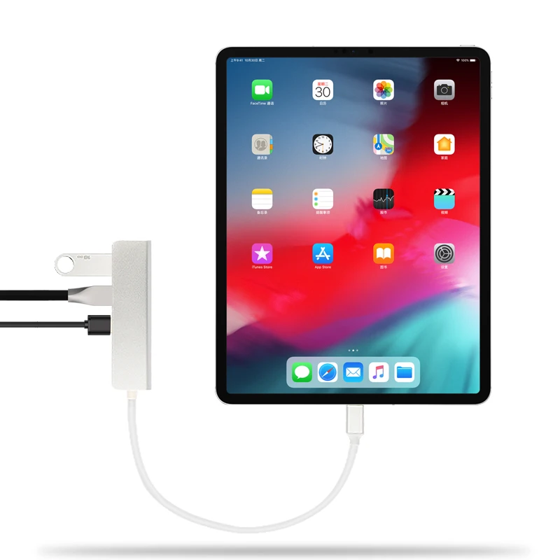 5--1 Type-C     USB-C  type c USB 3, 0  SD -  iPad Pro 11 12, 9 2020 2018 a80