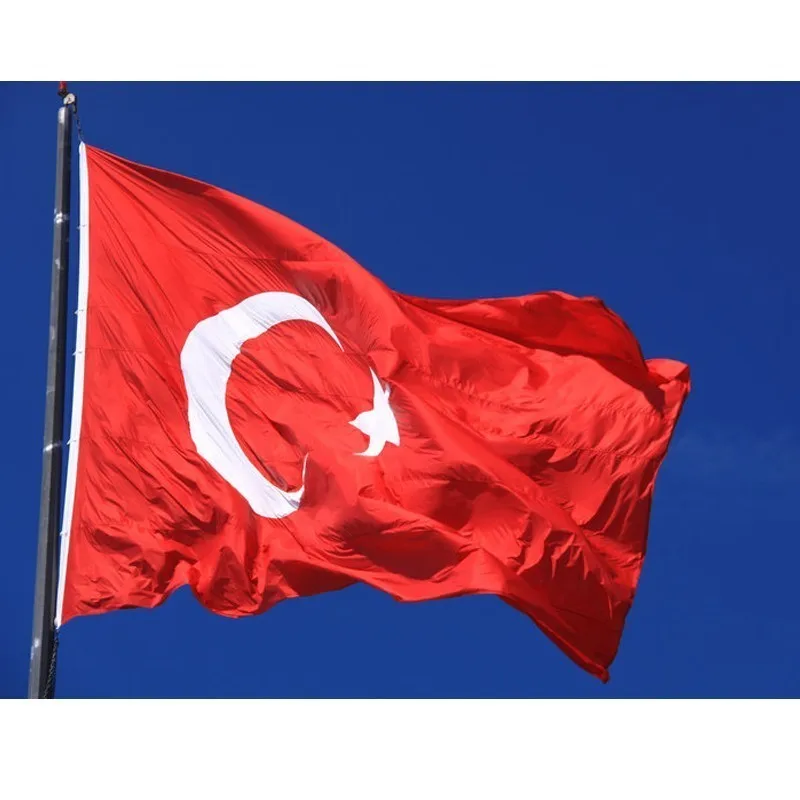 90x150 см Турецкий флаг полиэстер баннер висит национальные фестивальные флаги