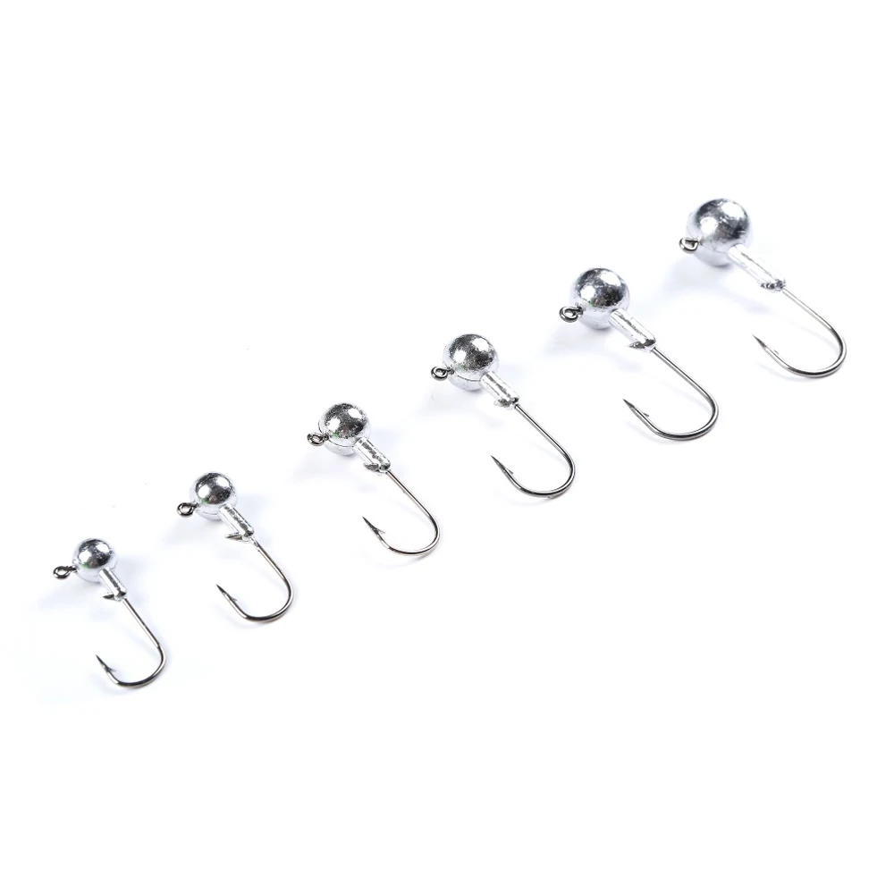 10 шт. рыболовный крючок со свинцовой головкой 3. Искусственная яркость 7 г 14