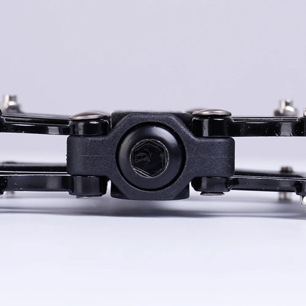 

Pedal Aluminum Alloy Bearing Mountain Pedal Antiskid Pedal Accessories (Black)