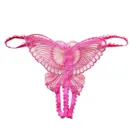 Сексуальные кружевные трусики-бабочки, женские ажурные трусики-стринги с заниженной талией, Прозрачное нижнее белье, женское Сексуальное белье