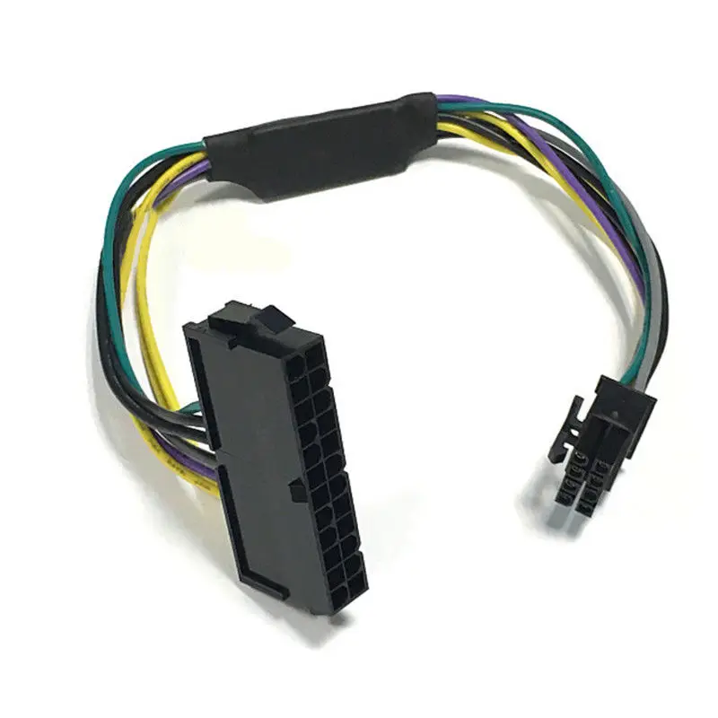 

ATX 24pin to 8pin Power Supply Cable for DELL Optiplex 3020 7020 9020 T1700 Adapter Cable 24 to 8 power cord Length 26-28CM