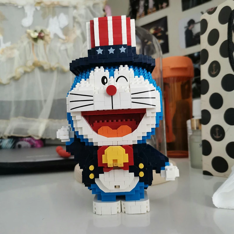 Balody 16133 аниме Дораэмон Кот робот волшебное животное 3D DIY Мини Алмазные блоки