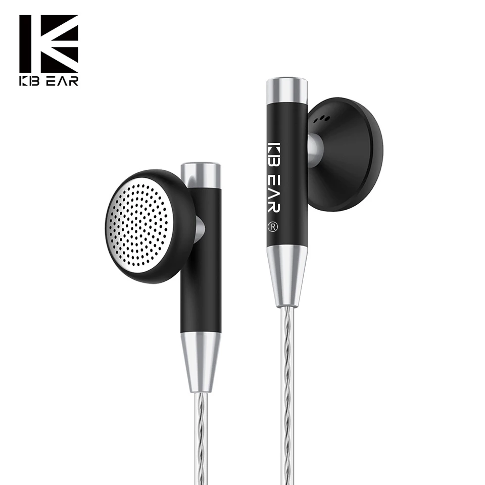 Knight In Ear Проводные металлические наушники Kbear Hifi гарнитура с посеребренным