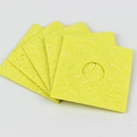 50pcs100pcs lot soldering iron cleaning sponge thicken tin remove sponge cleaner for welding iron tips