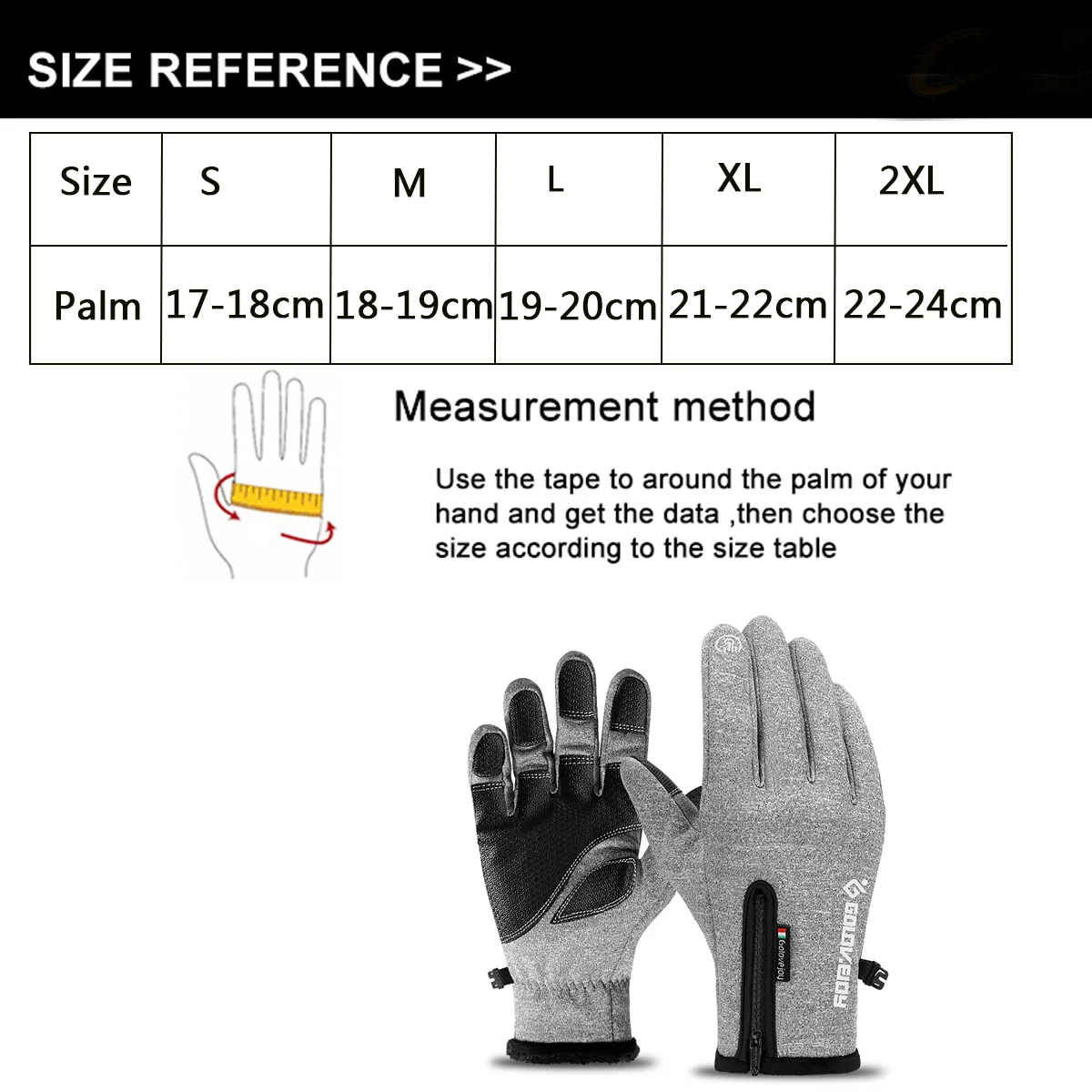 

Winter Thermal Warm Gloves Touch Screen Waterproof Windproof Mitten Men Women Guantes Motorcycle Bike Gloves Riding Cycling