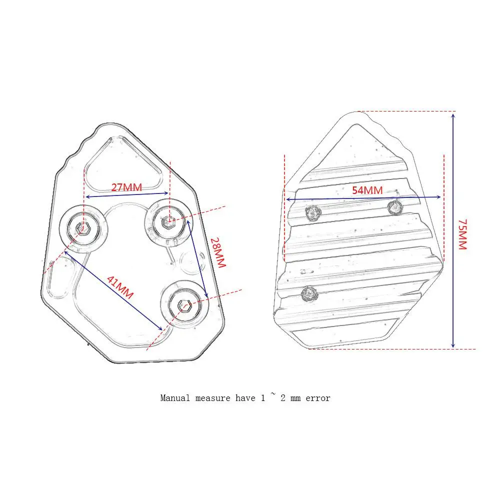 

Подставка боковая для мотоцикла, увеличивающая парковочную площадку, подставка боковая для BMW K1200S K1300