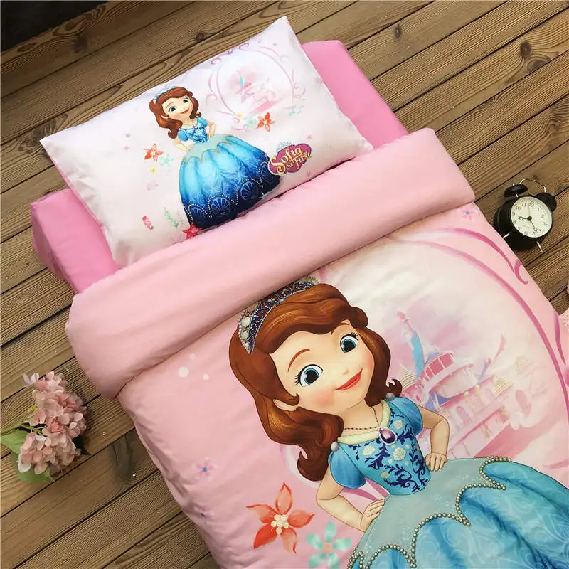 Комплект постельного белья детский из 3 предметов 60x120 см | Дом и сад