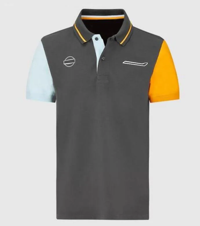 Новинка 2021 Костюм F1 Formula One гоночного поло с коротким рукавом индивидуальный