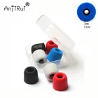 Ушные вкладыши T100 из пены с эффектом памяти, изоляционные амбушюры для внутриканальных наушников, усовершенствованные басовые накладки, 2 шт.1 пара, 3 мм (L M S)