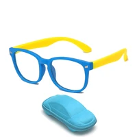 rexxar new anti blue light kids glasses boys girls optical frame computer transparent glasses children silicone soft eyeglasses