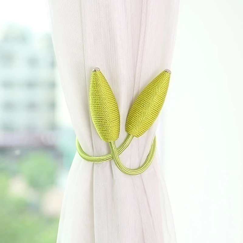 2 шт произвольной формы сильный Занавес Tiebacks сплав Висячие ремни веревки занавес