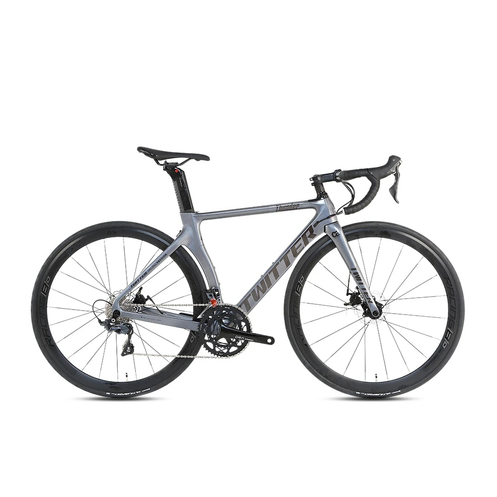 

TWITTER Thunder RS-22S men 700c white color t800carbon fiber road bike with disc brakes bicycle carbon road bike road bike frame