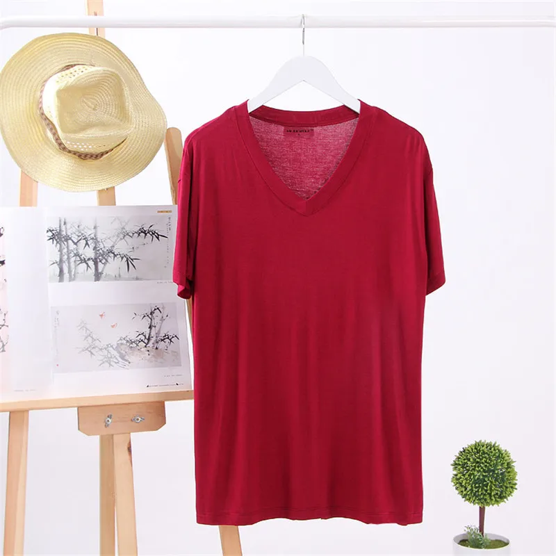 

6038-summer new men's short sleeve Korean round neck pullover solid color whiteboard t-shirt