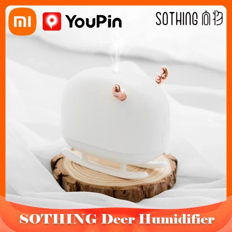 

Xiaomi mijia Youpin SOTHING DSHJ-H-009 260ML Deer Humidifier Light USB Home Air Humidifier Air Purifier Atmosphere Night Light