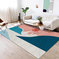 modern simple carpet fashion bedside rectangle abstract rug japanese living room floor mat tapis salon bedroom decor ed50dt