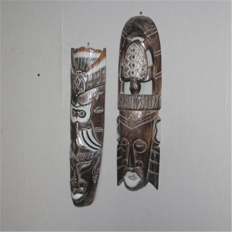 Стиль Юго Восточной Азии стереоскопические Afican маски резьба по дереву настенные