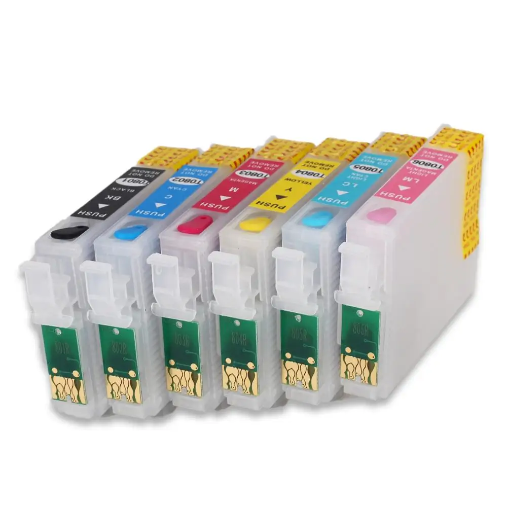 IC50 многоразовый чернильный картридж для принтера Epson с чипом автоматического