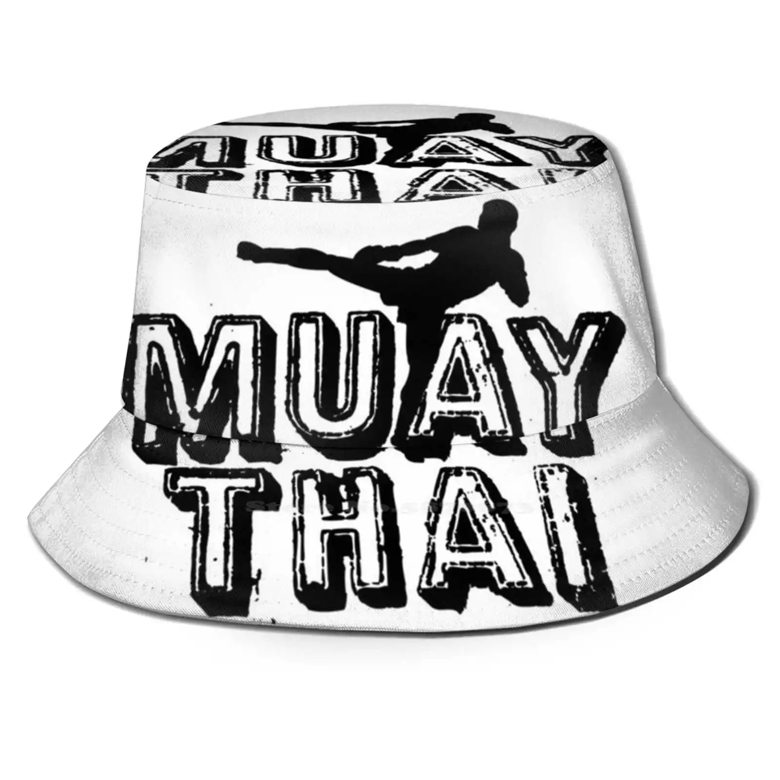 

Muay Thai Outdoor Sun Fishing Panama Hats Thai Boxing Muay Kickboxing Kick Knee Elbow Roundhouse Axe Kick High Kick