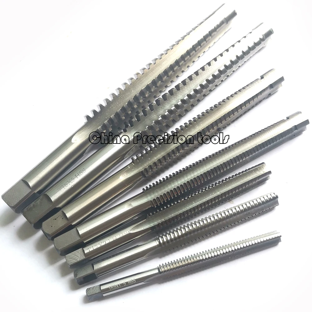 HSS trapezoidal thread tap Tr8 tr10 tr12 tr14 tr16 tr18 tr20 tr24 tr25 tr26 левосторонние трапециевидные краны T8 T10