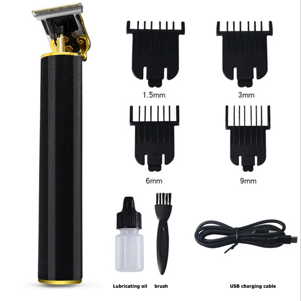 Close Cutting T Blade электрический триммер для волос USB аккумуляторная Парикмахерская