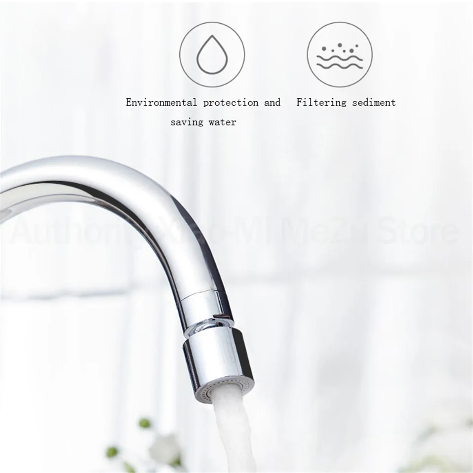 Xiaomi двойной функциональный смеситель bubbler кухонный водосберегающий фильтр двойной режим воды головка кран с форсункой разъем youpin кран пузырь