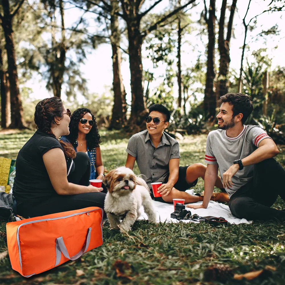 

1Pc Barbecue Grill Storage Bag BBQ Tool Bag Oxford Fabric Bag for Camping