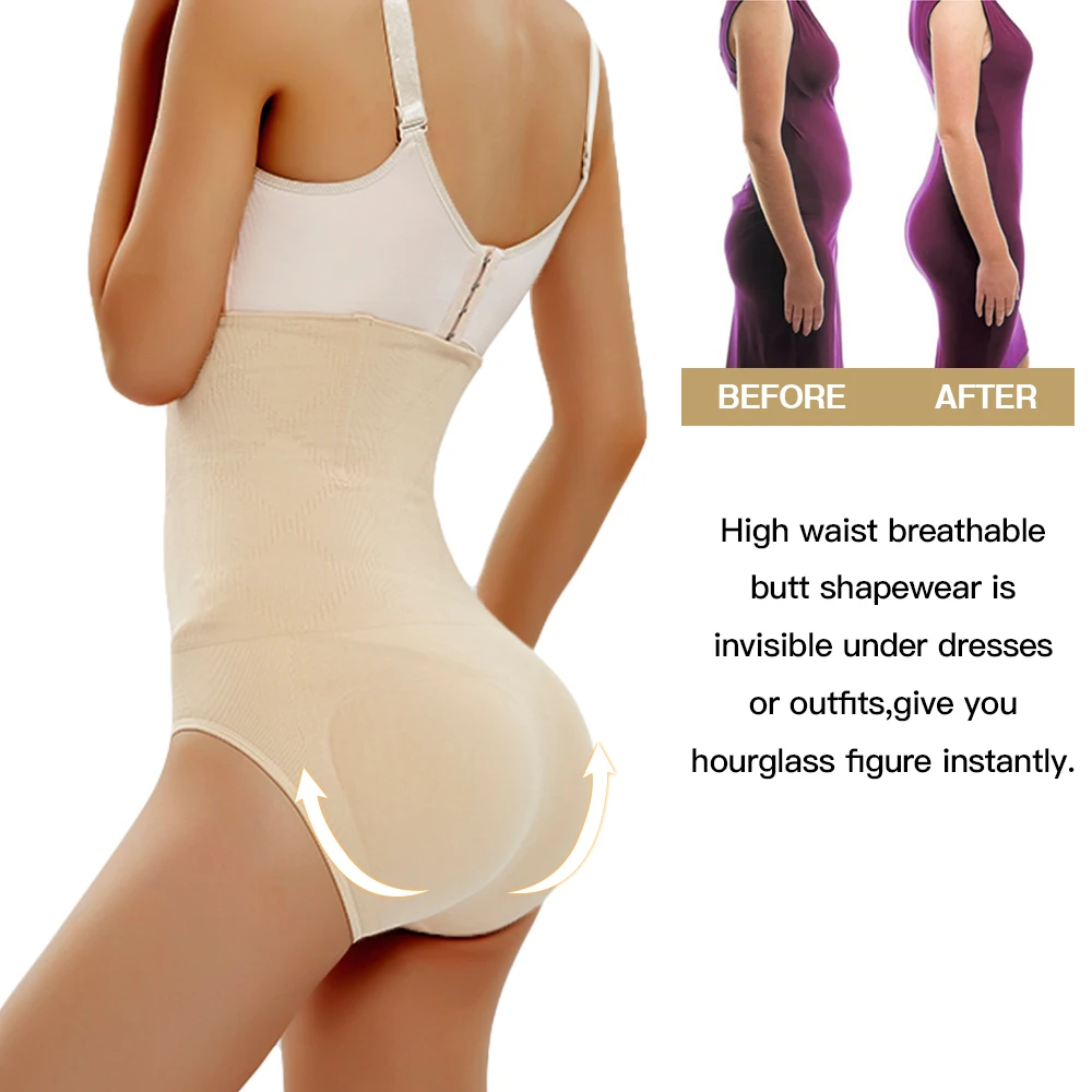 Женское Бесшовное Корректирующее белье моделирующее с высокой талией | Женская