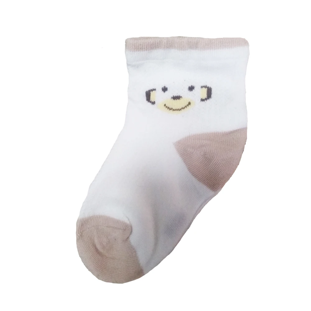 

1 Pair Kids Cotton Socks Cute Cartoon Bear Socks Boys Girls Summer Mesh Socks Children For 4-6 Years old Candy Color Wholesale